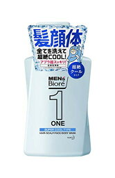 メンズビオレ ONE オールインワン全身洗浄料 超絶クール リフレッシュグリーンの香り ポンプ 480ml ボディソープ 爽快なリフレ 送料　無料