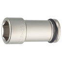 トネ(TONE) インパクト用ロングソケット 6NV-33L 差込角19.0mm(3/4) 二面幅33mm 送料 無料