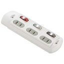 オーム電機 電源タップ DIYタップ 個別スイッチ付き 3個口 補修用電源タップ HS-TM3BSWX3-W 00-1396 OHM 送料 無料