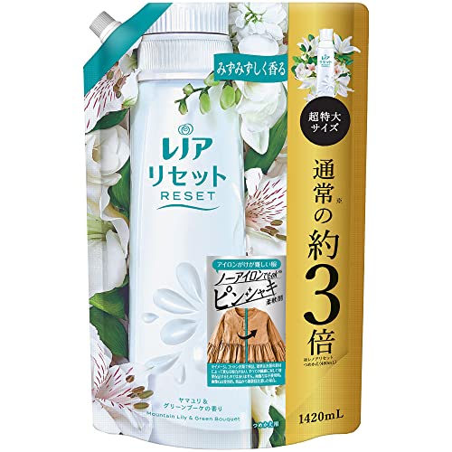 [大容量] レノア リセット 液体 柔軟剤 ヤマユリ&グリーンブーケ 詰め替え 1420mL 送料　無料