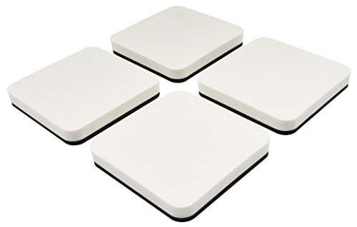 ガオナ これカモ 洗濯機用 防振マット 4枚入り (振動軽減 置くだけ簡単)GA-LF002 ホワイト 送料　無料