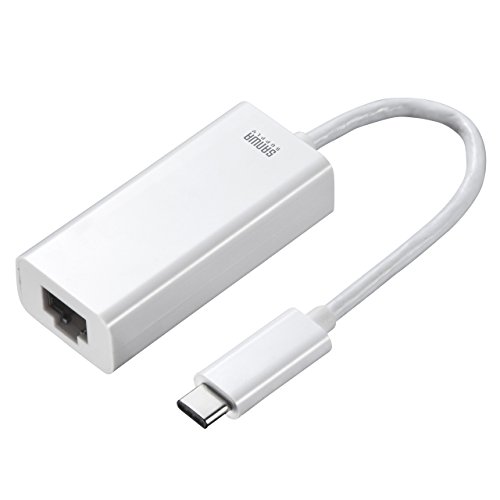 サンワサプライ Gigabit対応USB Type C LANアダプタ(Mac用) ホワイト LAN-ADURCM 送料　無料