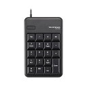 エレコム テンキー 有線 メンブレン Mサイズ 1000万回高耐久 ブラック TK-TCM011BK 送料 無料