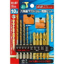 イチネンアクセス RELIEF(リリーフ) 鉄工ドリル 六角軸下穴ドリル+両頭ビット 10本組 26596 10本組 送料 無料(4)