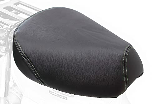 スペシャルパーツ武川(TAKEGAWA) クッションシートカバー ライチ柄表皮/グリーンステッチ CT125/クロス..