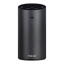 TOKAIZ アロマディフューザー 水なし 充電式 静音 コードレス 小型 車 噴霧式 TAD-001 (#3ーAブラック) 送料 無料