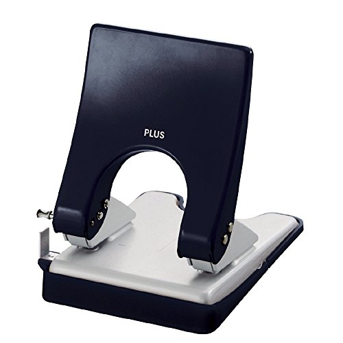プラス パンチ 2穴 フォース1/2 Mサイズ 紙箱入り PU-830A ブラック 30-203 送料　無料