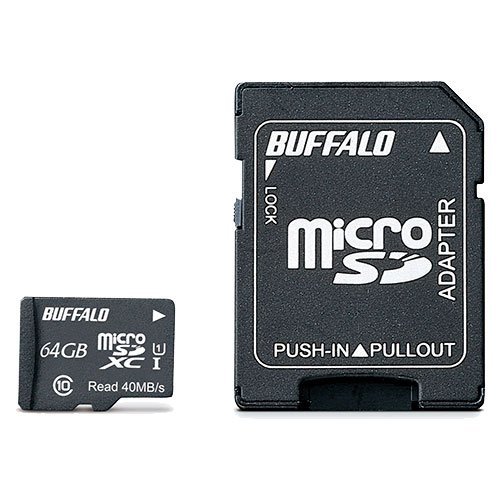 obt@[ BUFFALO UHS-I Class1 microSDJ[h SDϊA_v^[t 32GB RMSD-032GU1S @