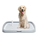 犬 トイレトレー 犬 トイレ 65X50CM 特大 犬 トイレトレー 飛び跳ね防止 ステップ しつけ トイレトレーニング 犬用トレイボックス屋