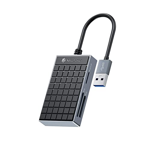 USB3.0 カードリーダー SD/TFmicroSD/CF/MS 4スロット同時に読み書き 4in1 sdカードリーダー Windows/M