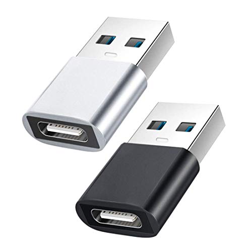 USB 変換アダプタ TypeC メス to USB オス 小型USB3.1 2個セット10Gbps 急速充電&高速データ同期 Type C