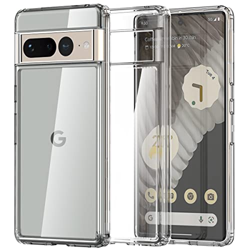 Google Pixel 7 Pro 5G ケース クリア 黄ばみ防止 透明 耐衝撃 保護 携帯電話 スリム TPU カバー Google P