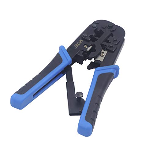 Other - RJ45 かしめ工具 多機能 LANケーブル RJ11 RJ12 圧着ペンチ ラチェット式