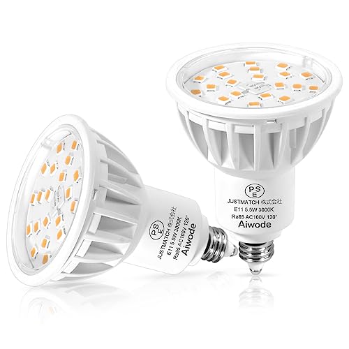 樂天商城 - E11 D電球E11口金Dスポットライト5.5W5060W形相当電球色3000K非調光器対応RA＞85 広角120度 高輝度600LM E11