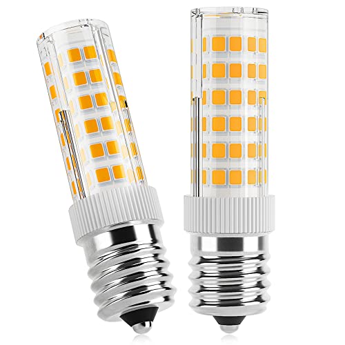 E17口金 D電球 50W形相当 電球色3000K 5W 550ルーメン 50W形 セラミック基盤 全配光タイプ 2個入 e175W、電球色