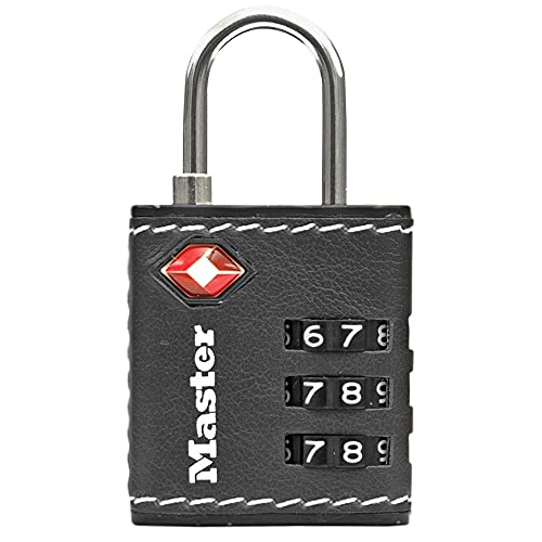 Master Lock マスターロック シリンダー式TSAロック 3桁 4692JADGRY グレー 本体幅32mm シャックル高内径19mm