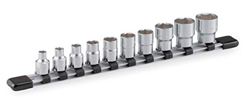 トネTONE ソケットセット6角・ホルダー付 HS310 差込角9.5mm3/8 内容10点