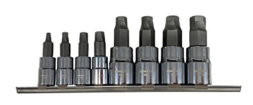 SIGNET シグネット 角が丸くなったヘクスボルトの取り外しに 1/4・3/8DR 各4個入 ヘックスボトルリムーバーソケットセット 2189