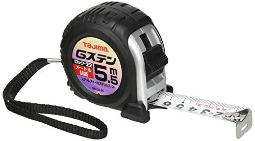 タジマTajima コンベックス ステンレステープ5.5m×22mm Gステンロック22 GSL2255BL