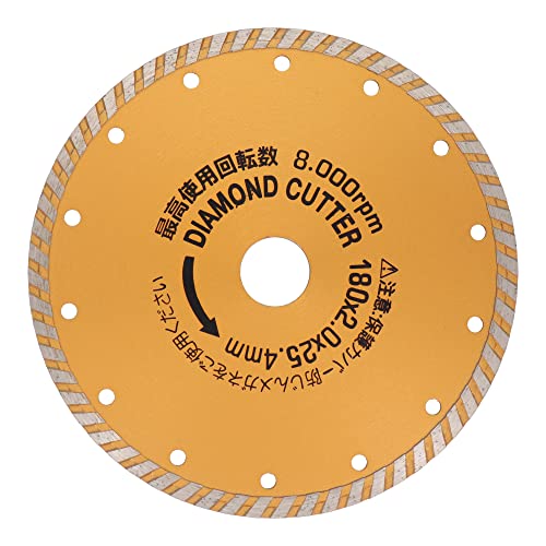 三共コーポレーション 漢道 ダイヤモンドカッター ウェーブ 180mm ODW180