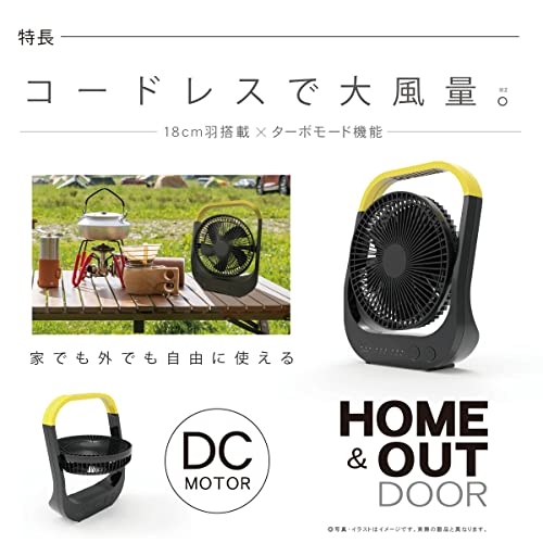 トップランド 卓上扇風機 デスクファン どこでもFAN ホーム & アウトドア DCモータ...