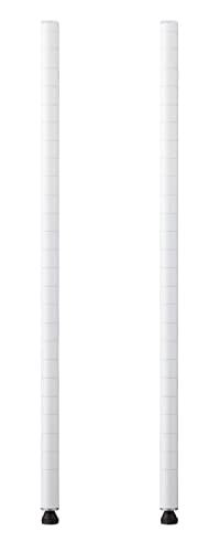 エレクター ベーシックシリーズ ポール 1000mm ホワイト 2本入 B40PW2