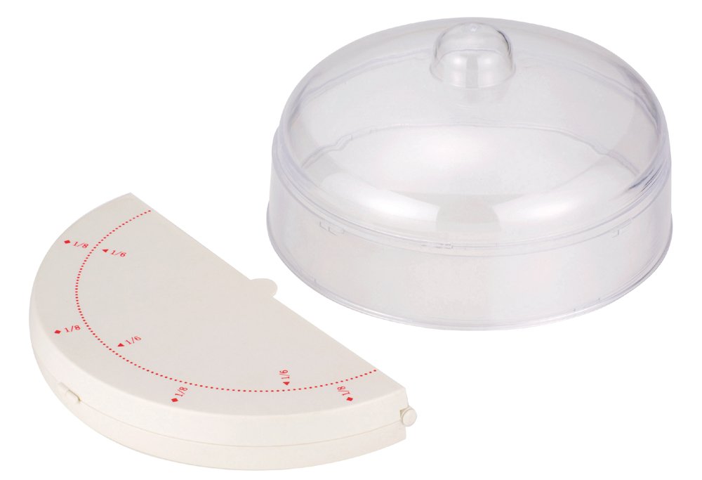 パール金属 EEスイーツ 収納性に ケーキ 保存カバー&回転台 D4984