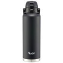 スケーターSkater ハンドル付 ダイレクトボトル 1500ml 水筒 マグボトル ブラック STD15HA(3)