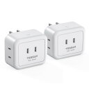 蛸足コンセント 電源タップ コンセント タップ タコ足配線 3AC口 雷ガード コンセント 3口 マルチタップ 充電タップ コンパクト 2個セ(2)