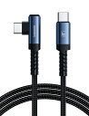 B C ケーブル L字 typec ケーブル L型 PD 60W 3A急速充電 断線防止 ナイロン編み 結束バンド付き Quick Charg(4)