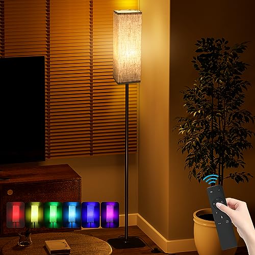 フロアライト 間接照明 RGB フロアランプ 1W スマートスタンドライト 無段階調光・調色 制御 タイマー自動消灯機能 700K/4500K