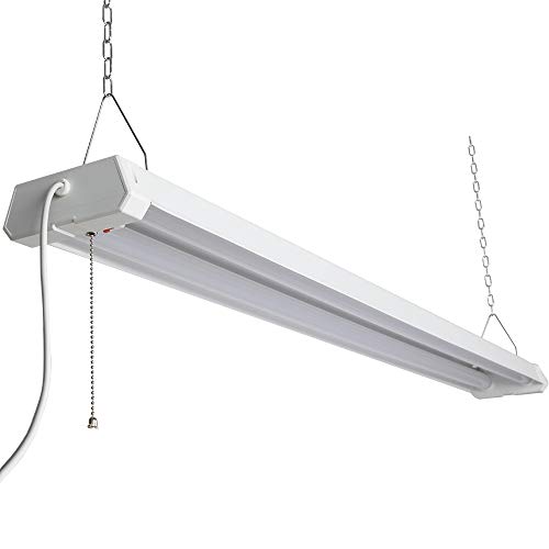 蛍光灯 ACプラグ付 プルスイッチ付 器具一体型 灯式 一般蛍光灯40W型高輝度 x灯相当 60cmチェーン付き ..