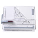 製図板 A4 図面 製図台 建築 卓上製図板 製図用品 製図道具 定規付 イラスト 背景 工作 事務用品 学生 オフィス用具 内装 送料 無料