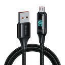 Micro Bケーブル 1.m 出力スクリーン表示 3A急速充電 高速データ転送 スマートチップ搭載 アルミ合金外装 高耐久ナイロン 送料 無料(4)