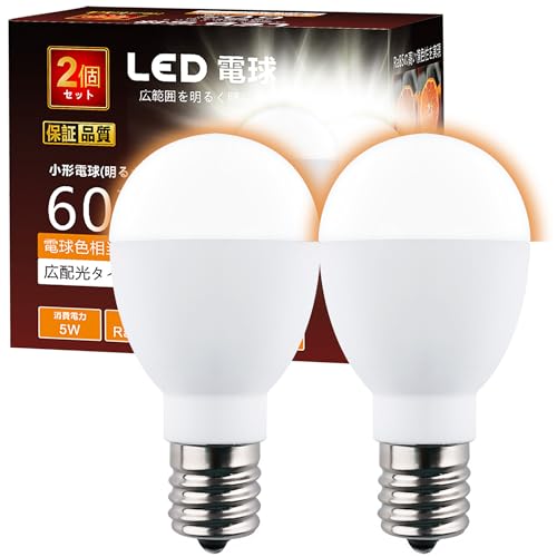・調光器非対応 個セット電球色 BLDE17XW・・Color:調光器非対応Size:個セット電球色・口金:E17・定格消費電力:5W（白熱電球60W形相当）・定格寿命:40000時間・広配光180° 全光束710lm・密閉型器具への取り付け対応仕様： サイズ:34.5×70 mm 本体重量kg:0.034 光色:電球色 特徴 :省エネ、長寿命 Dミニクリプトン電球が選ばれる理由★ ■ 水銀レス：環境に有害な水銀を含みません。 ■ 即時点灯：スイッチを入れた瞬間に明るく点灯します。 ■ 長寿命：寿命は一般ミニクリプトン電球の約40倍、スイッチを頻繁に/しても劣化しません。 ■ 虫が集まりにくい：虫が集まりやすい紫外線領域波長をほとんど出さず、灯具清掃の手間を軽減できます。 ■ 低UV/低赤外線：紫外線や赤外線をほとんど出さないので、紫外線による色あせや赤外線による熱が気になりません。 ■ 高演色性、フリッカなし、目に優しい。 省エネ： のD電球は高輝度ledチップを採用しており、エネルギー消費効率は14lm/Wに達します。消費電力は僅か5Wで710lm程の明るさがあり、従来の白熱電球に比べて、同等の明るさで、消費電力は大幅に削減、電気代を節約できます。 E17口金： 口金サイズがE17口金なので、照明器具を替えることなくご使用いただけます。密閉形器具に対応しますので、お風呂場や玄関などの密閉器具に使用可能。断熱材施工器具対応だからダウンライトにも安心して使えます。 割れにくい材質： 高透過率の割れにくい材質で、水銀を含まないので、 一般廃棄物として処分可能です。 Ra85＋の高演色性： 小形D電球はRa85＋の高演色性を実現し、自然光に近くなります。物の彩りを鮮やかに演出できる上に、長い時間使っても目が疲れません。シーリングやペンダントなどの照明器具に最適です。 40000時間の長寿命： 長寿命約40000時間で、ランプ交換の手間が省けます。 また、省エネで電気代も節約できます。 昼白色＆電球色： 光色は明るい雰囲気を演出する「昼白色相当」と温かみのある「電球色相当」の種類です。つの光色から選べます、異なる部屋の雰囲気を作り出すことができます。 広範囲： 白熱電球のように広範囲に明るい広配光タイプなので、リビングやダイニングなどの照明に最適です。 のD電球は、安心の： 対象製品を購入した日から5年間、不点灯などの故障があった場合は、無料で代替品と交換します。 おすすめの使用場所： リビングや寝室など家中のいろんなお部屋におすすめです。 洗面所、階段、廊下、玄関、客間、浴室、ダイニングなどに広く使われています。 調光器具に対応しておりません *調光器具または人感センサー付く器具には対応しておりません。 注意事項 1. 適当な製品を買うために、お買い上げの前に商品仕様をご確認ください。 . 感電を防ぐため、取り付けの前に必ず電源を切ってください。 3. 湿気の多い場所や、雨などがかかる場所でのご使用はおやめください。 4. 調光スイッチ付きの照明器具に、本製品を取り付けるのはおすすめしません。 5. 誤挿入防止ソケット（出っ張りがあるソケット）には本製品をご使用できません。