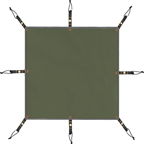 Farfly テントシート 防水加工 耐水圧3000mm グランドシート 厚手 アウトドア キャンプ 登山 ハトメつ..