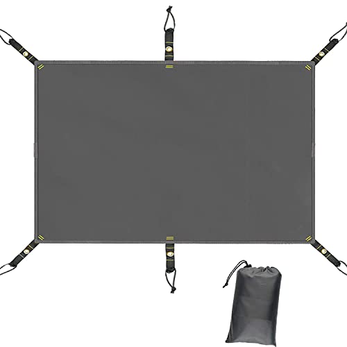 Farfly テントシート 防水加工 耐水圧3000mm グランドシート 厚手 アウトドア キャンプ 登山 ハトメつ..