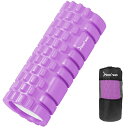 EEPWE フォームローラー 筋膜リリース グリッドフォームローラー ヨガポール トレーニング スポーツ フィットネス ストレッチ器具 収納バッ