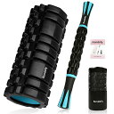 Rondofy フォームローラー 筋膜リリース業界新開発 500KG耐荷重 マッサージローラー 筋膜ローラー セット 説明書 収納袋付き 初心者