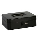ssmst(ジェスマット)手提金庫 ダイヤル式 金属製 5x0x9cm A5サイズ CB0701 黒