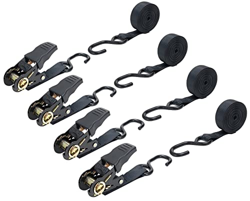 ラチェットベルト タイダウンベルト 5m 幅.5cm 荷締めベルト 破断荷重800kg/本 最大使用荷重5kg ラッシンググベルト タイダウン