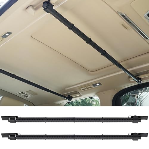 車用ハンガーバー インテリアバー マルチグリップバー 可伸? 83cm~156cm 滑り止めの材質 衣類をぶら下..