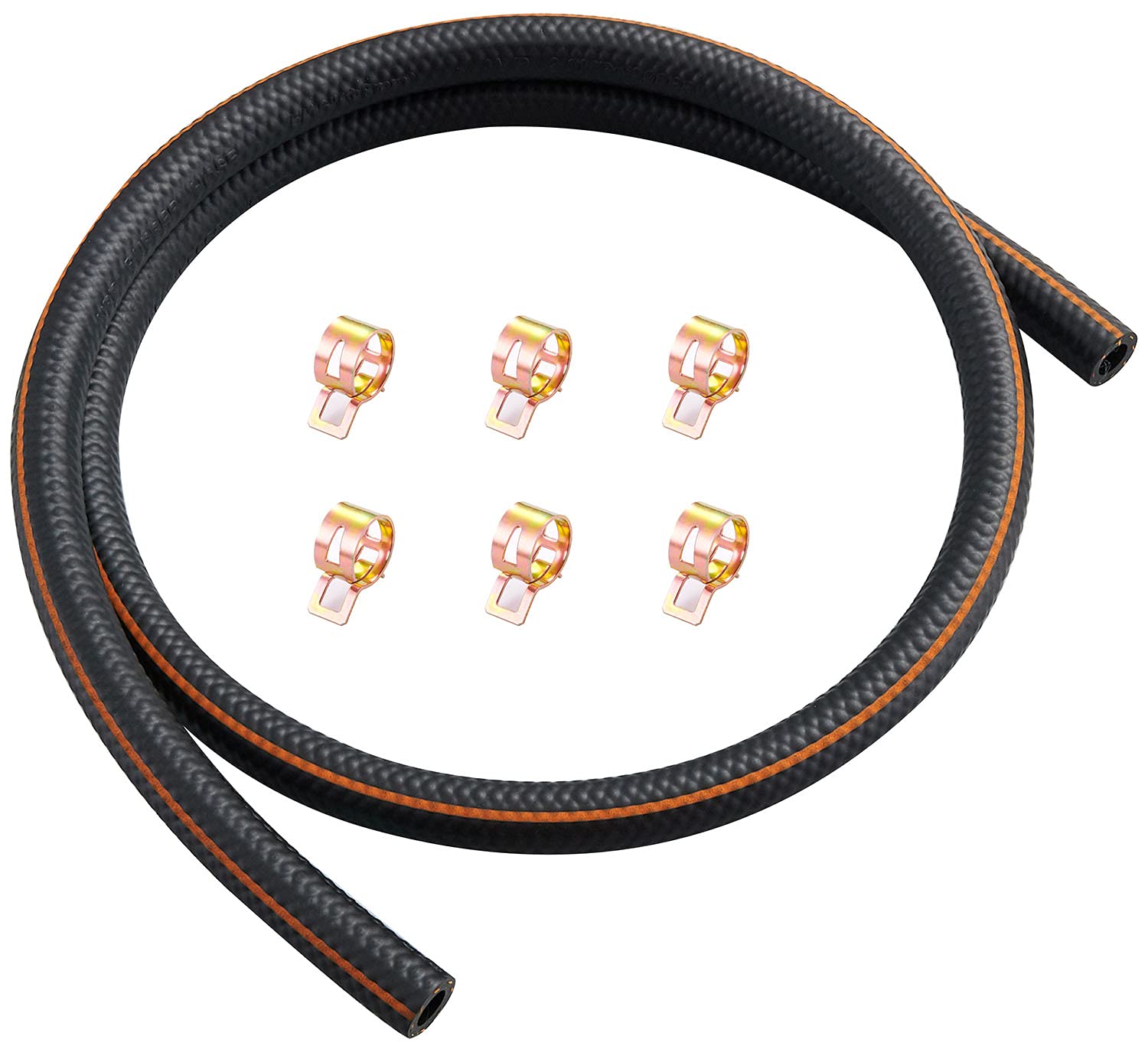 燃料ホース 内径8mm 全長1m フューエルホース ニトリルゴムNBRホース 三重構造 耐油・耐圧・耐熱ホース 高性能ホース 専用ホースクラン