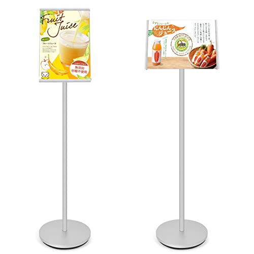 OUNEE A4 重い案内板スタンドボード 角度調節可能な立て看板 メニュースタンド 会社の情報板 お知らせ..