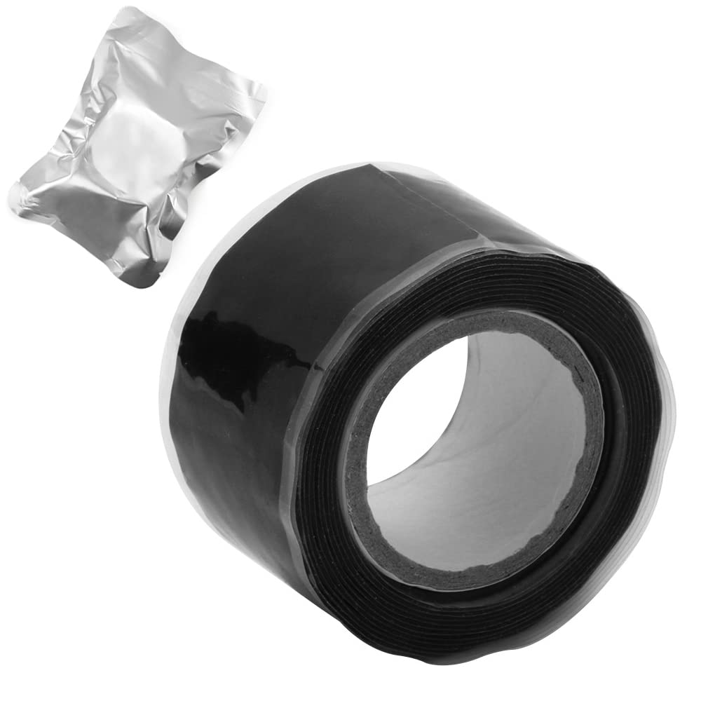 樂天商城 - WOMEX 自己融着テープ シリコンテープ 3m 幅5mm 耐熱 絶縁 防水 60℃〜80℃ PVCパイプ修理 配管リーク修理 多用途 3m x