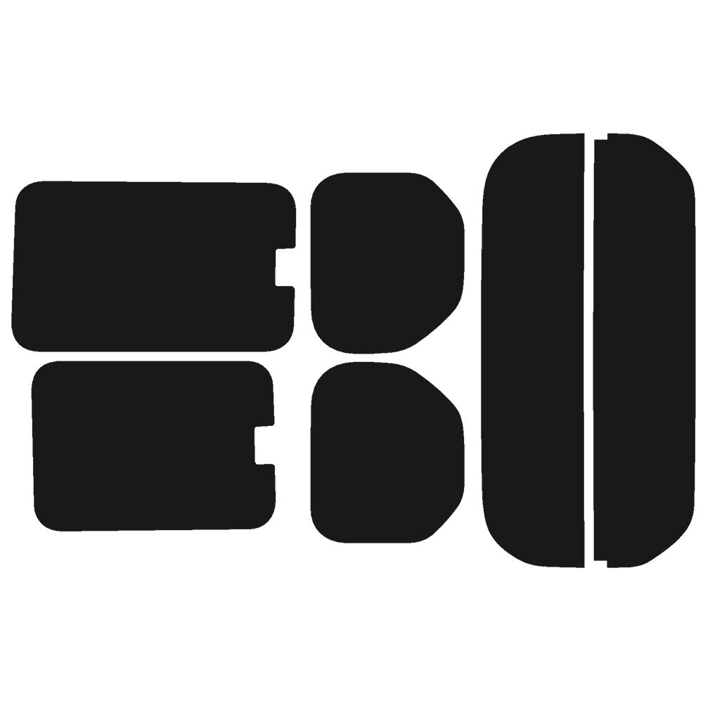 カーフィルム リアセット NVAN ハイルーフ 対応 1 開閉窓 ダークスモーク