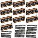 プライスカード 木製 おしゃれ プライス台 セット 10個フレーム 0枚プライス数字プレート 値札 キューブ 価格表示 プライスキューブ ディス