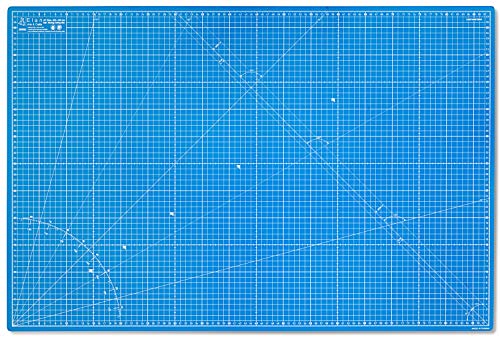 Elan カッターマット 手芸用品 両面仕様 A1 90 x 60cm 青と水色 カッティングマット 家庭用 業務用 カッティングマット Elan カッターマット 手芸用品 両面仕様 A1 90 x 60cm 青と水色 カッティングマット 家庭用 業務用 カッティングマット