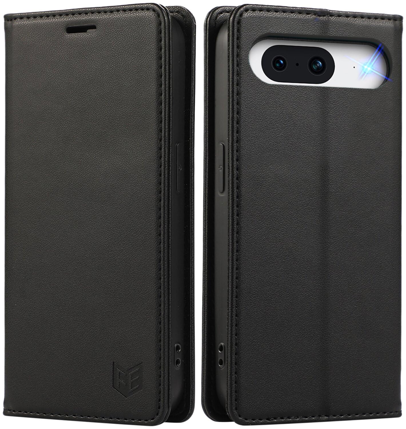 Google Pixel 8a ケース 手帳型 カード収納 スタンド機能 マグネット付き 耐衝撃 PUレザー