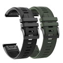 QuickFit mm パック防水替えバンド for GARMN nstinct/nstinct olar バンド 留め金具の シリコン ス(2)